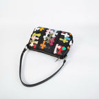 Chrome Hearts Silver Filigree Multicolor Patch Lyon Bag