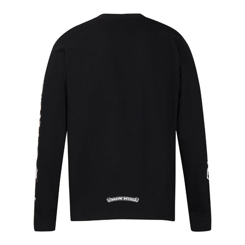 Chrome Hearts Letter Neck Floral Long Sleeve T-Shirt 9011