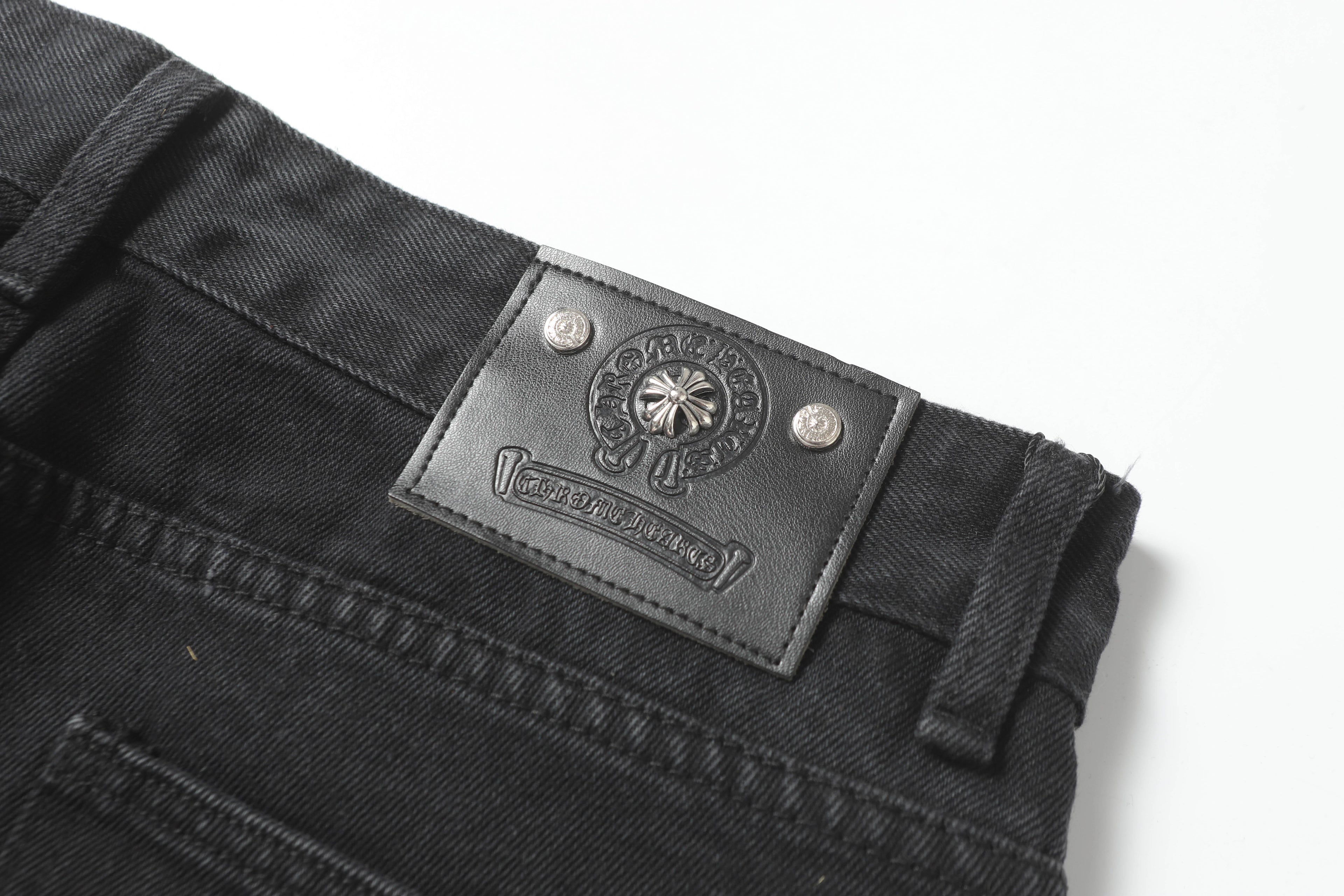 Chrome Hearts Cross Patch Denim Jeans 9981
