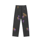 Chrome Hearts Cross Patch Denim Jeans 9981