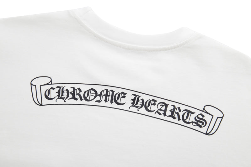 Chrome Hearts Multi-Color Cemetery Cross Short Sleeve T-shirt 6052