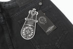 Chrome Hearts Cross Patch Denim Jeans 9981