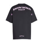 Chrome Hearts USA Script Logo Short Sleeve T-Shirt Tee 6050