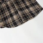 Chrome Hearts Embroidered Leather Cross Detail Flannel Shirt
