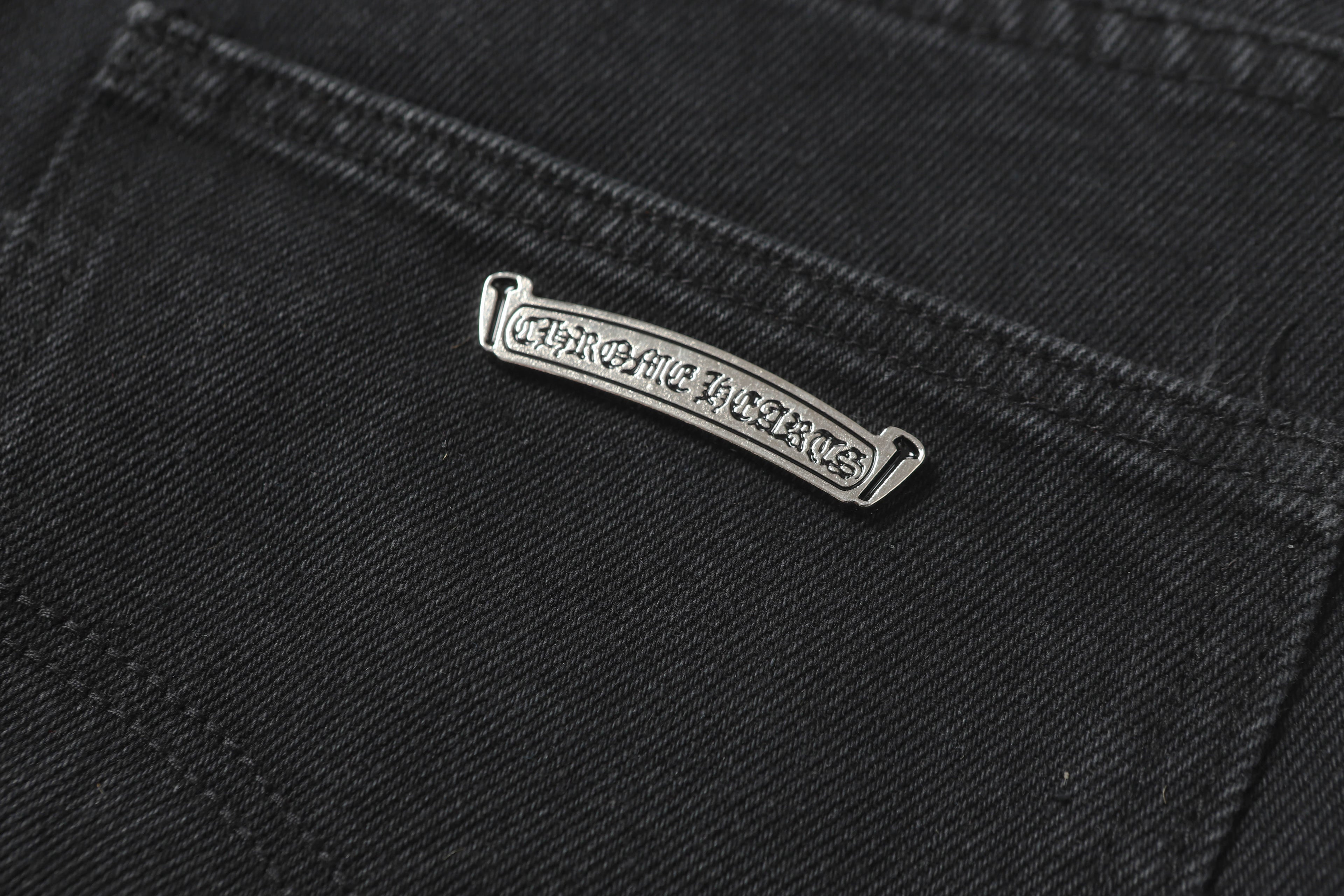 Chrome Hearts Cross Patch Denim Jeans 9981
