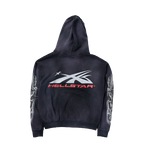 Hellstar Studios Airbrushed Skull Hoodie New