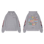 Chrome Hearts Matty Boy Flame Floral Sleeves Hoodie 7013