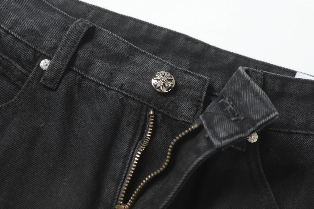 Chrome Hearts Cross Patch Denim Jeans 9981