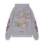 Chrome Hearts Matty Boy Flame Floral Sleeves Hoodie 7013