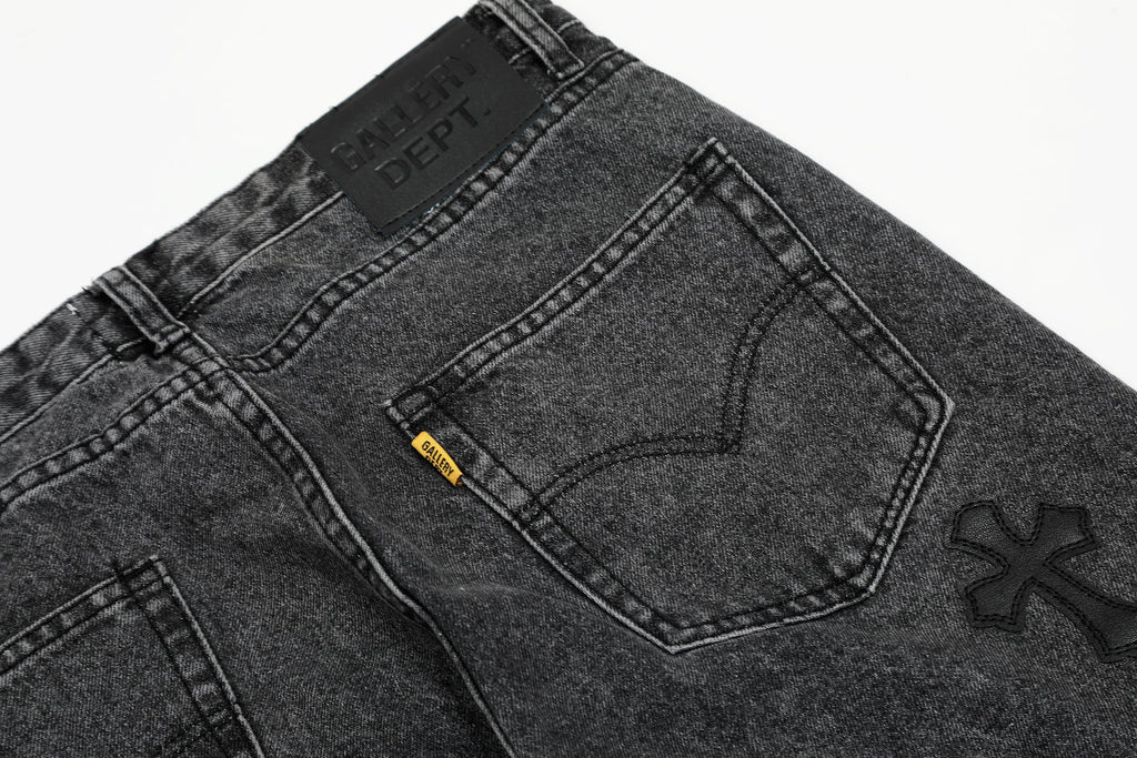 Chrome Hearts Gallery Dept Cross Patch Flare Denim Jeans