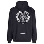 Chrome Hearts Letter Printed Long Cross Flower Arm Zipper Sweatshirt 5007