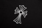 Chrome Hearts Letter Printed Long Cross Flower Arm Zipper Sweatshirt 5007