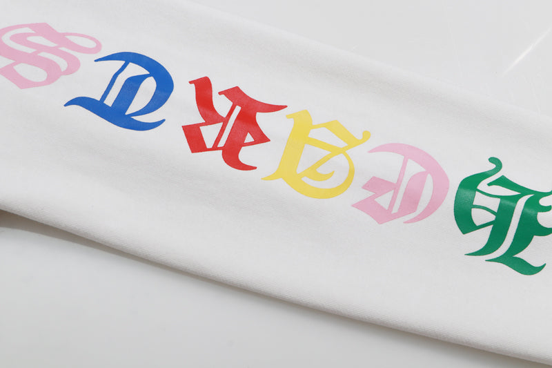 Chrome Hearts Multi Color Cross Cemetery Zip Up Hoodie 5010
