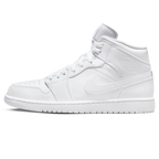Air Jordan 1 Mid 'Triple White' (2022)
